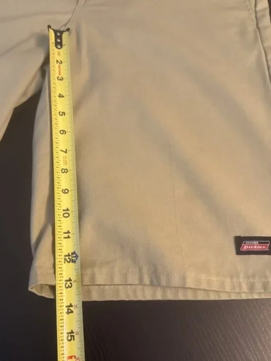 Dickies Mens 36 Loose‎ Fit Long Twill Work Skater Shorts Pocket Khaki Grunge - Picture 7 of 9